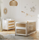 Chambre DUO Lit 70x140 Commode OCEANIA Neige
