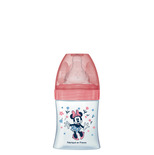 Biberon Initiation+ Anti-Colique 150ml débit 1 MINNIE Rose