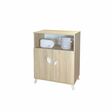 Chambre DUO Lit 60x120 Commode EDEN Bois/Blanc BEBE9 CREATION - 4