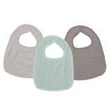 Lot de 3 bavoirs 1er âge Pastel Vert