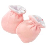 Moufles naissance GAIA rose