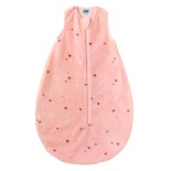 Gigoteuse naissance flanelle 70 cm GAIA rose