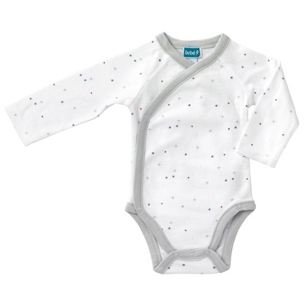 Lot de 2 bodies 3 mois GAIA gris BEBE9 CREATION - 3