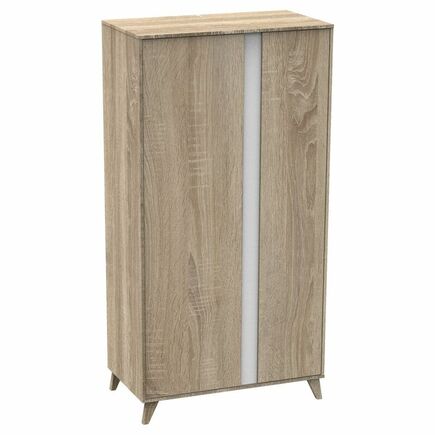 Chambre TRIO Lit 60x120 Commode Armoire NOVA Blanc SAUTHON - 4