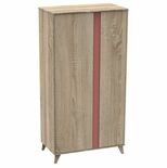 Armoire 2 portes NOVA Rose