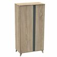 Chambre TRIO Lit 60x120 Commode Armoire NOVA Gris volcan SAUTHON - 3