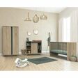 Chambre TRIO Lit 70x140 Commode Armoire NOVA Gris volcan SAUTHON