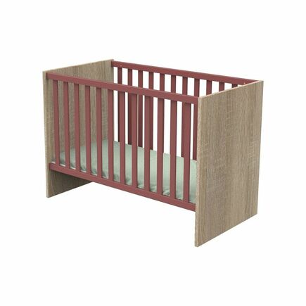 Lit bébé 120x60 NOVA Rose SAUTHON