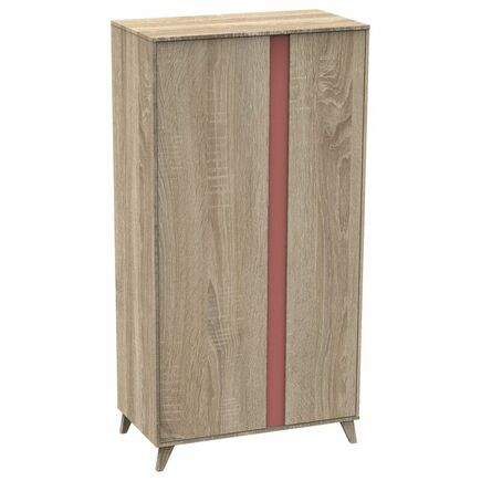 Chambre TRIO Lit 70x140 Commode Armoire NOVA Rose SAUTHON - 5