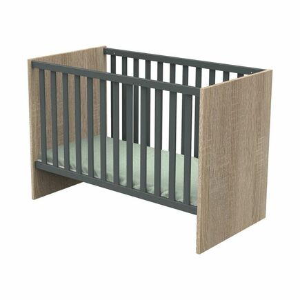 Lit bébé 120x60 NOVA Gris volcan SAUTHON