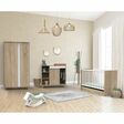 Chambre TRIO Lit 60x120 Commode Armoire NOVA Blanc SAUTHON