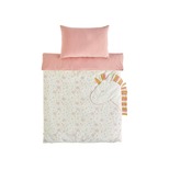 Housse de couette 100x140 cm Veloudoux Lina & Joy