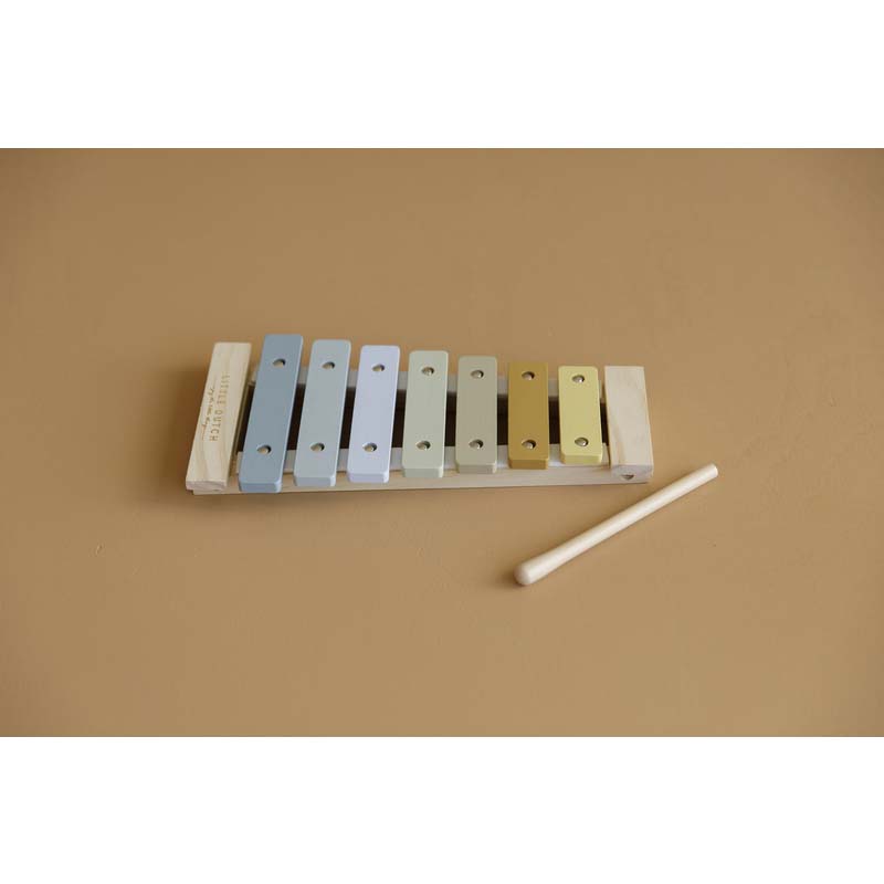 Xylophone en bois Bleu LITTLE DUTCH, Vente en ligne de Jouet d