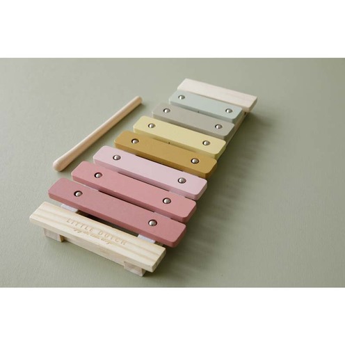 Jouets > Jouets d'Eveil > Xylophone en Bois Coloré : Rose & Milk