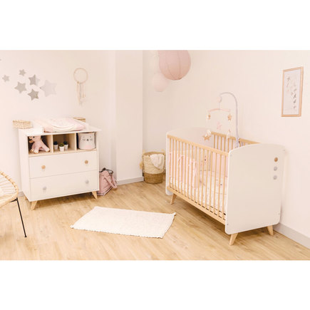 Chambre Duo Lit Bebe 60x1 Commode Plan A Langer Senja Blanc Vente En Ligne De Chambre Bebe Bebe9