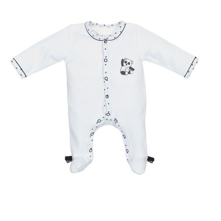 Pyjama Velours 1 Mois Chao Chao Blanc Vente En Ligne De Linge De Lit Bebe Bebe9