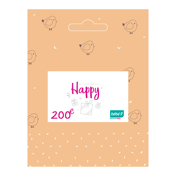 Carte cadeau 200 € BEBE9 CREATION