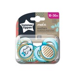 TOMMEE TIPPEE Sucette Closer To Nature - Forme Naturelle Nuit x2 0-6 mois -  Tétine biberon - Achat & prix