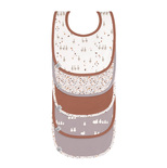 Lot de 5 bavoirs éponge Oie lilas Tiny Farmer