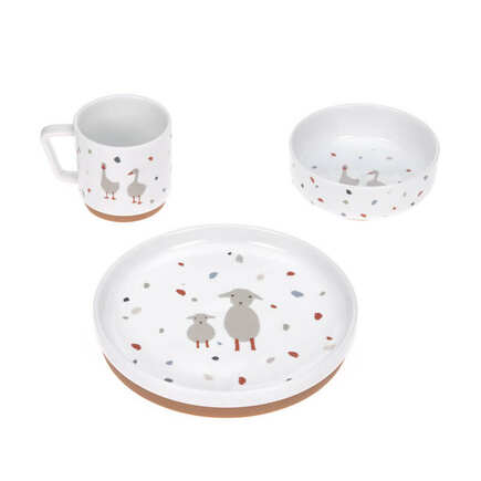 Coffret Repas En Porcelaine Multicouleur Tiny Farmer Vente En Ligne De Accessoires Repas Bebe Bebe9
