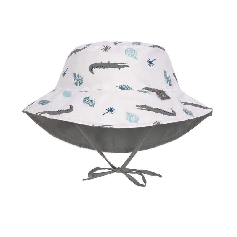 Chapeau Anti Uv Reversible Crocodile 3 6 Mois Blanc Vente En Ligne De Linge De Lit Bebe Bebe9