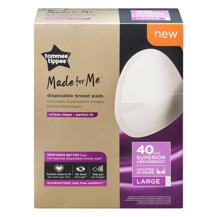 Coussinets d'Allaitement Jetables x40 Taille L TOMMEE TIPPEE - 2