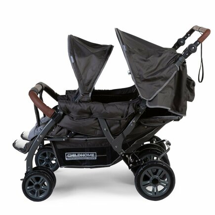 Poussette Quadruple Anthracite CHILDHOME - 2