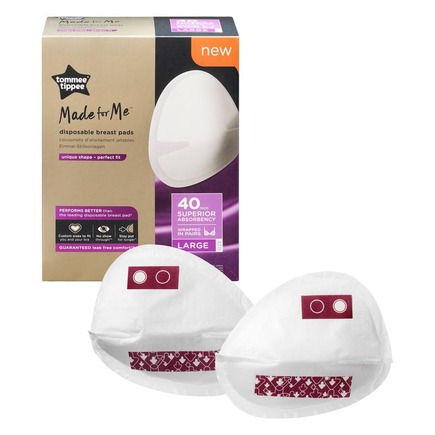 Coussinets d'Allaitement Jetables x40 Taille L TOMMEE TIPPEE