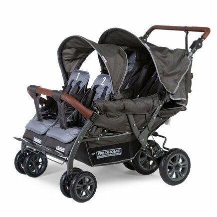 Poussette Quadruple Anthracite CHILDHOME