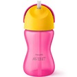 Tasse à paille 260 Ml 12 mois+ Rose/Jaune AVENT