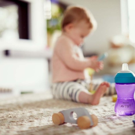 Tasse à bec souple 300 Ml Violet/Bleu AVENT - 4