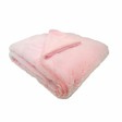 Couverture snow doublée microdoux Lait fraise DOMIVA