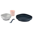 Coffret repas silicone 4 pièces Night Blue  BEABA - 6