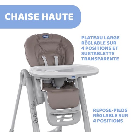 Chaise-haute POLLY 2 en 1 de CHICCO 