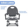 Réhausseur de chaise Pocket Snack Dark Grey CHICCO - 5