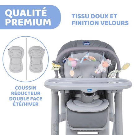 CHICCO Chaise Haute Polly Magic Relax - 4 Roues beige - Cdiscount  Puériculture & Eveil bébé