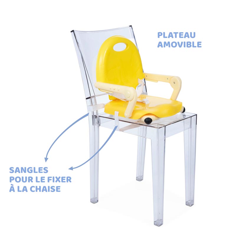 La Cigogne Futée - Réhausseur chaise de table bébé Pocket Snack Dark grey  ÂGE RECOMMANDÉ 5M+ La solution ultra-compacte pour les repas à la maison  comme à l'extérieur ! 📦: Livraison partout