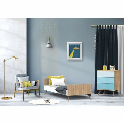 Lit Combine Evolutif Seventies Bleu Vente En Ligne De Chambre Bebe Bebe9