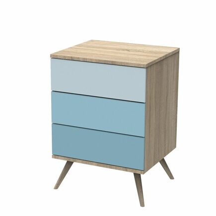 Lit Combine Evolutif Seventies Bleu Vente En Ligne De Chambre Bebe Bebe9