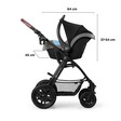 Poussette TRIO XMOOV Noir KINDERKRAFT - 2