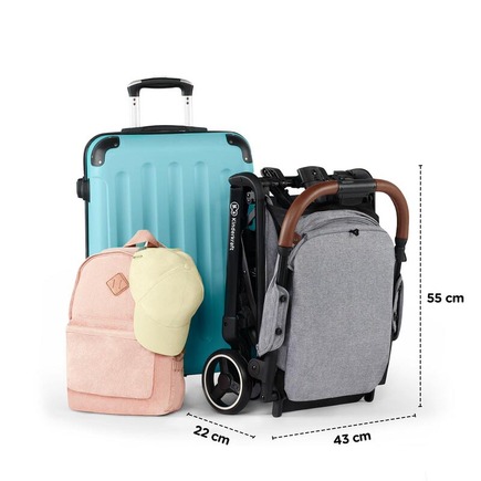 Poussette NUBI Gris KINDERKRAFT - 9