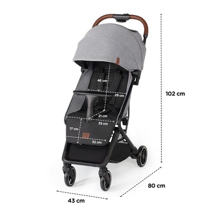 Poussette NUBI Gris KINDERKRAFT - 2