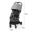 Poussette NUBI Gris KINDERKRAFT - 2