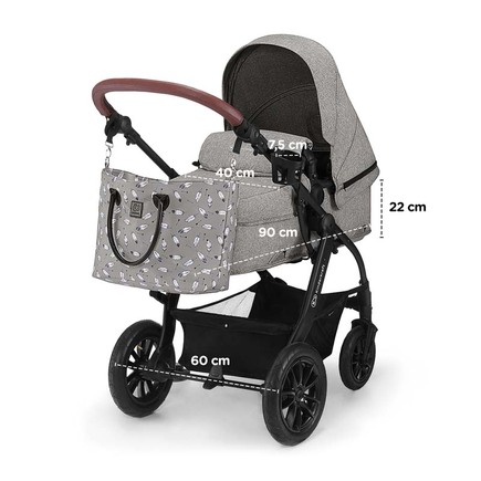 Poussette TRIO XMOOV Denim KINDERKRAFT, Vente en ligne de Poussette Trio