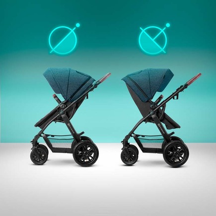 Poussette TRIO XMOOV Denim KINDERKRAFT, Vente en ligne de Poussette Trio