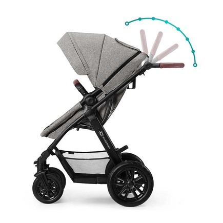 Poussette 3 en 1 XMoov 2 Light Grey KINDERKRAFT, Vente en ligne de Poussette  4 roues