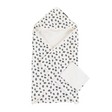 Cape de bain + Gant Jersey Leopard CHILDHOME