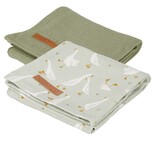 Langes Swaddles 70x70 Little Goose Pure Olive