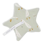 Doudou attache-sucette Little Goose Vert Menthe