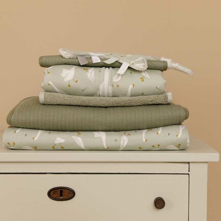 Couverture de lit bébé Little Goose Vert Menthe LITTLE DUTCH - 2